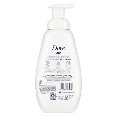 Dove Shea Butter & Warm Vanilla Shower Foam Body Wash  13.5 fl oz