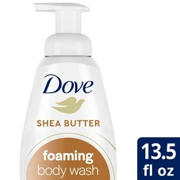 Dove Beauty Dove Shea Butter & Warm Vanilla Shower Foam Body Wash  13.5 fl oz