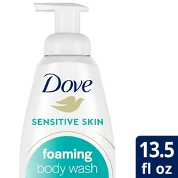 Dove Beauty Dove Sensitive Skin Sulfate Free Shower Foam Body Wash  13.5 fl oz