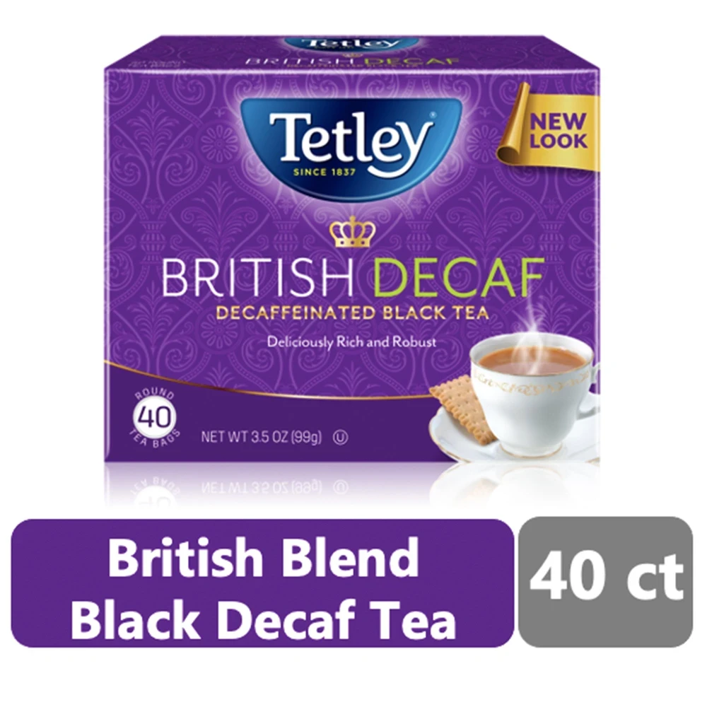 Tetley Decaffeinated British Blend  40ct