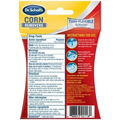 Dr Scholl's Duragel Medicated Corn Remover Bandages  6ct