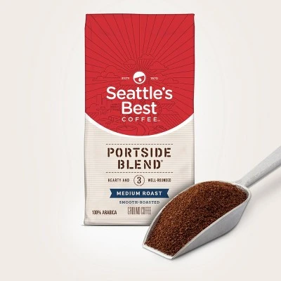 Seattle's Best Coffee Portside Blend Medium Roast Ground Coffee  12oz