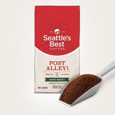 Seattle's Best Post Alley Dark Roast Ground Coffee  12oz