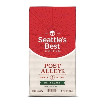 Seattle's Best Post Alley Dark Roast Ground Coffee  12oz