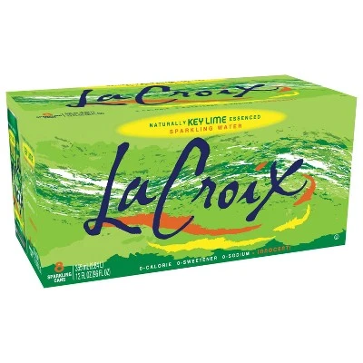 LaCroix Key Lime Sparkling Water  8pk/12 fl oz Cans