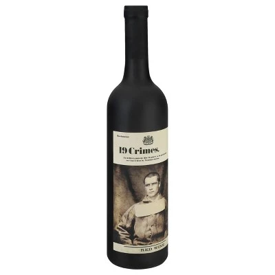 19 Crimes Red Blend Wine  750ml Bottle