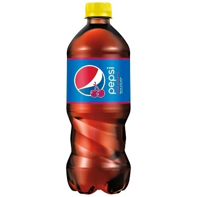 Pepsi Wild Cherry Cola Soda 20 fl oz Bottle
