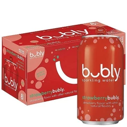 bubly Bubly Sparkling Water, Strawberrybubly