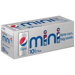 Diet Pepsi Diet Pepsi  10pk/7.5 fl oz Mini Cans