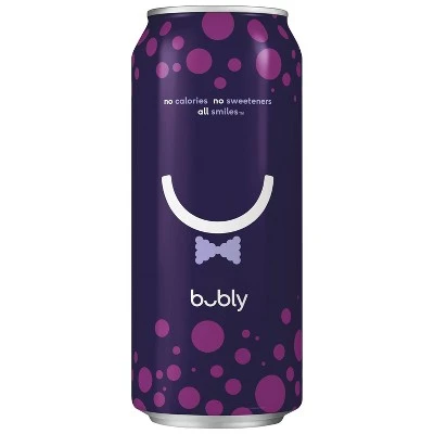 Bubly Blackberry Sparkling Water, Blackberry