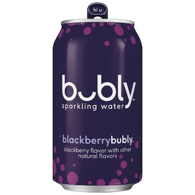 bubly Blackberry Sparkling Water  8pk/12 fl oz Cans