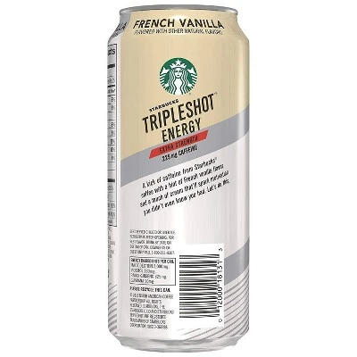 Starbucks Triple Shot Energy French Vanilla  15 fl oz Can