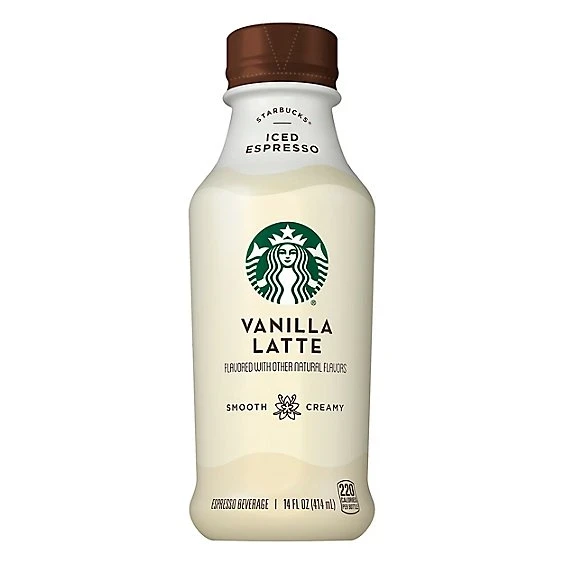 Starbucks Iced Vanilla Latte  14 fl oz Bottle
