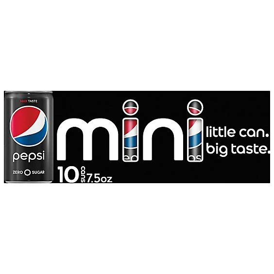Pepsi Zero Sugar  10pk/7.5 fl oz Mini Cans