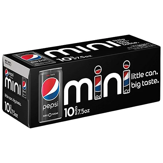 Pepsi Zero Sugar  10pk/7.5 fl oz Mini Cans