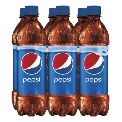 Pepsi Cola Soda  6pk/16.9 fl oz Bottles