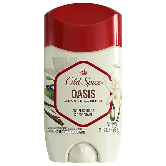 Old Spice Antiperspirant Deodorant for Men Oasis with Vanilla, 2.6 oz