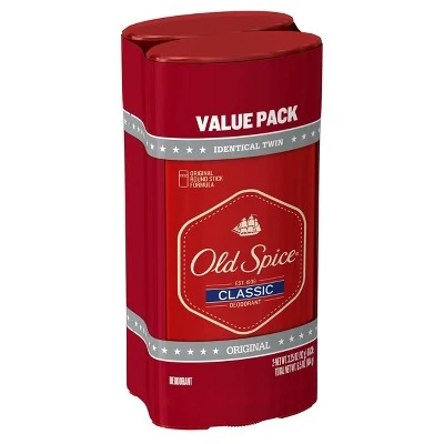 Old Spice Classic Original Deodorant Twin Pack  6.5oz