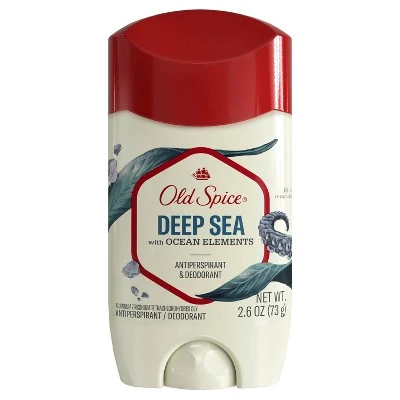 Old Spice Fresher Collection Deep Sea Invisible Solid Antiperspirant & Deodorant  2.6oz
