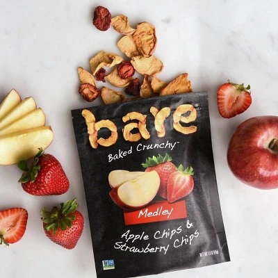 Bare Apple & Strawberry Chips Medley  1.6oz