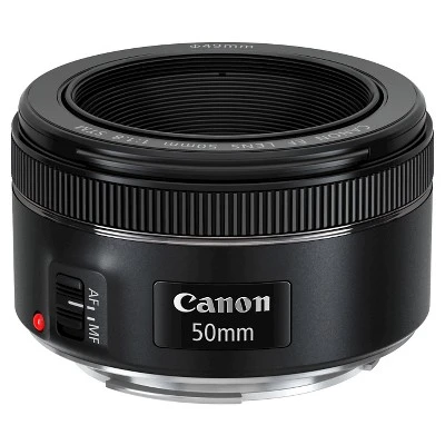 Canon EF 50mm f/1.8 STM Lens Black(0570C002)