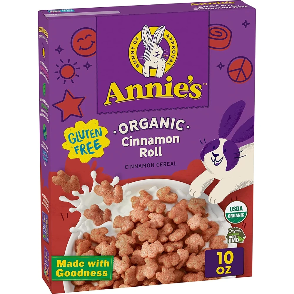 Annie's Homegrown Cinnabunnies Cinnamon Breakfast Cereal 10oz
