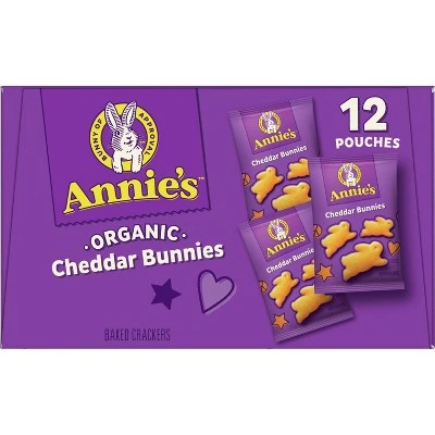 Annie's Cheddar Bunnies Baked Snack Crackers  12oz