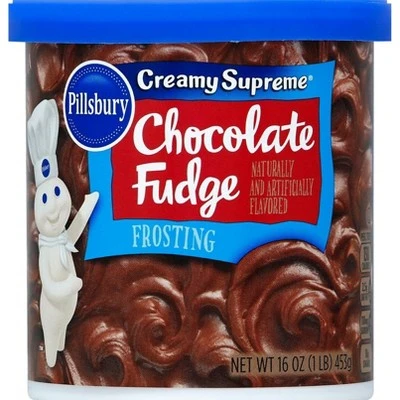 Pillsbury Creamy Supreme Chocolate Fudge Frosting  16oz