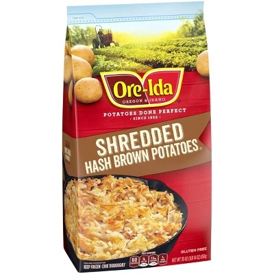 Ore Ida Shredded Hash Frozen Brown Potatoes  30oz