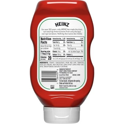 Heinz Squeeze Tomato Ketchup  20oz