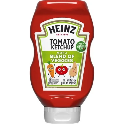 Heinz Veggie Blended Ketchup  20oz