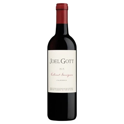 Joel Gott Cabernet Sauvignon 815 Red Wine  750ml Bottle