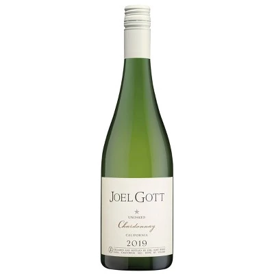 Joel Gott Unoaked Chardonnay White Wine  750ml Bottle