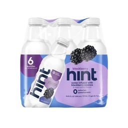 hint hint Blackberry Flavored Water  6pk/16 fl oz Bottles
