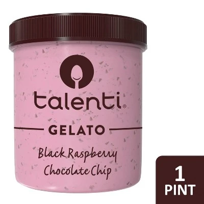 Talenti Black Raspberry Chocolate Chip Gelato  16oz