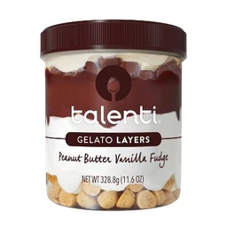 Talenti Talenti Layers Peanut Butter Vanilla Fudge Gelato  11.6oz