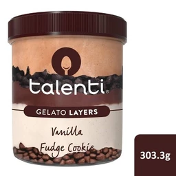 Talenti Talenti Layers Vanilla Fudge Cookie  10.6oz