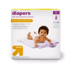 Up&Up Up&Up Diapers Giant Pack - Size 2, 184 count