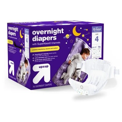 Overnight Diapers Size 3, 88 Count, Up&Up™ 