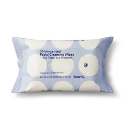 Smartly Unscented Facial Cleansing Wipes  30ct  Smartly™