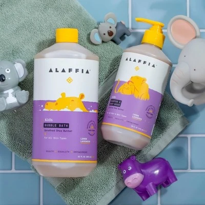 Alaffia Everyday Shea Baby Shampoo & Body Wash, Lemon Lavender  16 fl oz