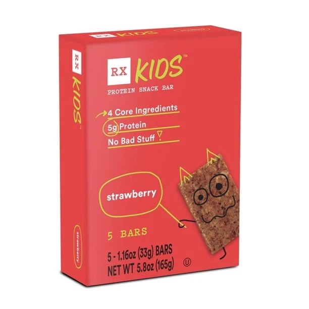RX Kids Strawberry Protein Snack Bars 5.8oz/5ct