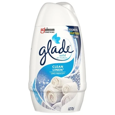 Glade Clean Linen Solid Air Freshener  6oz