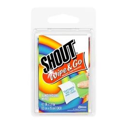 Shout Shout Wipe & Go Instant Stain Remover  4ct