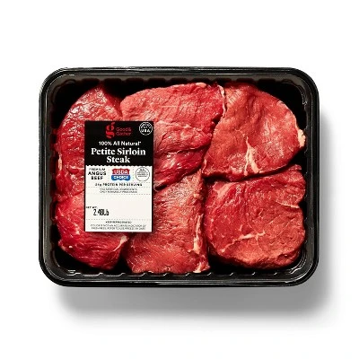 USDA Choice Angus Petite Sirloin Steak 1.5 2.5lbs price per lb Good & Gather™