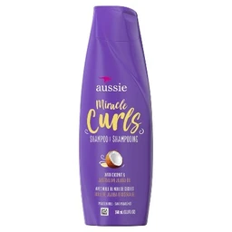 Aussie Aussie Paraben Free Miracle Curls Shampoo with Coconut & Jojoba Oil For Curly Hair  12.1 fl oz