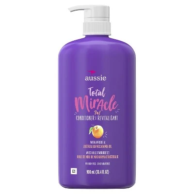 Aussie Paraben Free Total Miracle Conditioner with Apricot For Damage Hair  30.4 fl oz