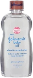Johnson's Johnson's Baby Oil With Shea & Cocoa Butter For Dry Skin  14 fl oz