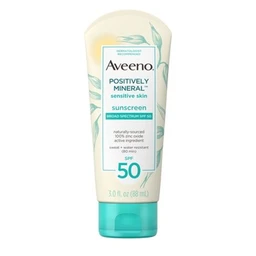 Aveeno Aveeno Mineral Sensitive Skin Sunscreen  SPF 50  3oz