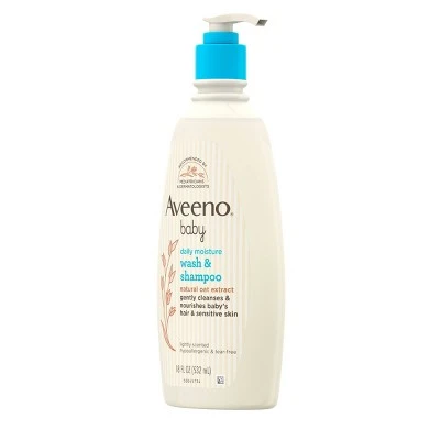 Aveeno Baby Wash & Shampoo 18 fl oz